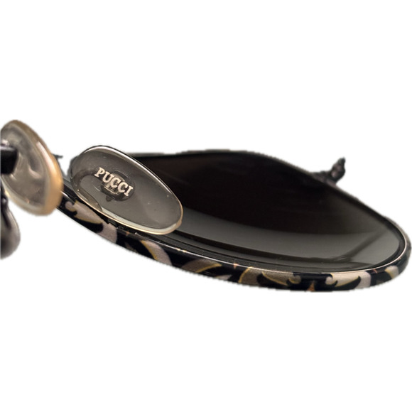 Emilio Pucci Aviator Sunglasses W/Case - Picture 4 of 5